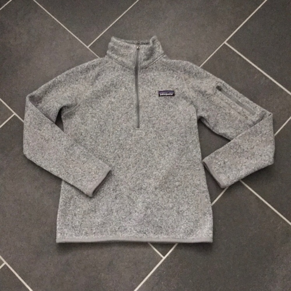 Women’s gray quarter zip